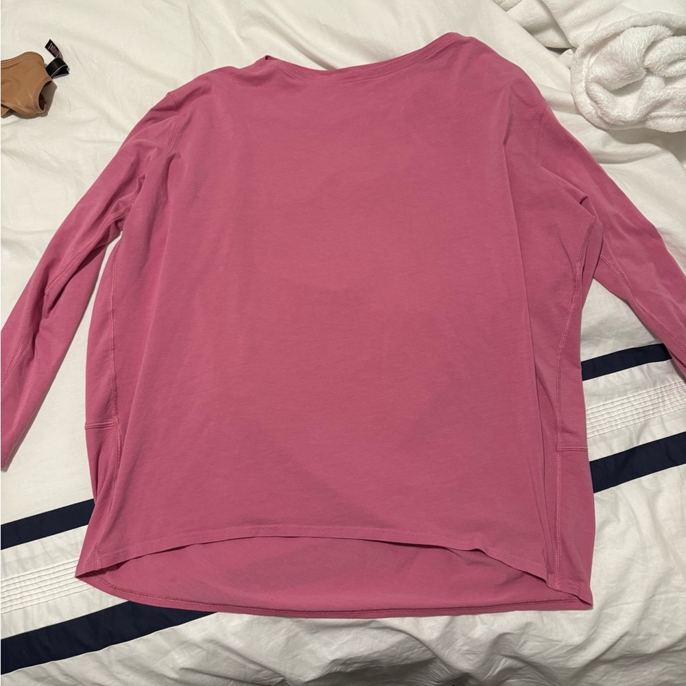 Pink Lululemon LongSleeve Tee